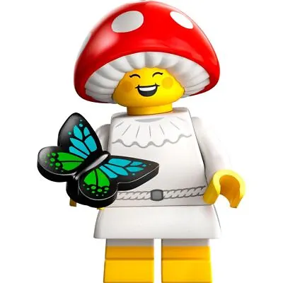 Buy LEGO Minifigures Series 25 Mushroom Sprite 71045 - In Grip Seal Bag No Box • 8.45£
