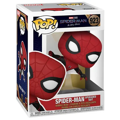 Buy Funko POP Marvel Spider-Man Upgraded Suit Vinyl Bobble-Head Figure 923 • 10.78£