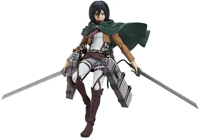 Buy New Figma Attack On Titan Mikasa PVC Painted Action Figure Max Factory Japan • 177.93£