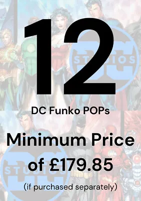 Buy Funko POP Mystery Box - Random 12 Genuine DC Funko POP With Protectors • 65.94£