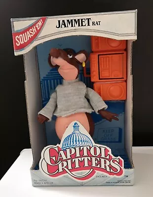 Buy Kenner Capitol Critters 'JAMMET' Rat Figure Boxed 1992 • 20£