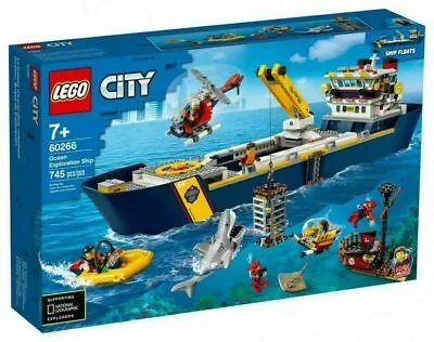 Buy Lego City 60266 - Ocean Exploration Ship NEW - FREE SHIPPING • 217.43£