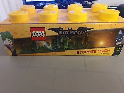 Buy Lego Storage Brick 8 Knob Bright Yellow Stackable 4004 Batman Movie Dc New  • 47.99£