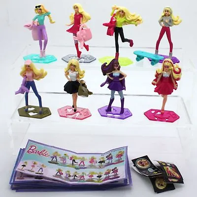 Buy Kinder Surprise Set Barbie Shopping Mattel Ferrero Cake Toppers Fairies Figures • 11.94£