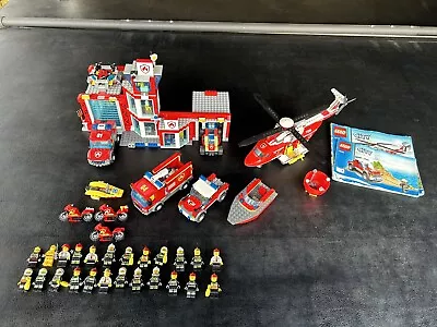 Buy LEGO City Fire Station 60215 Bundle Job Lot. LEGO 77943, 7206 + 24 Minifigures • 39.99£