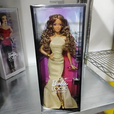 Buy Barbie Look Red Carpet Gold Nrfb Black Label Model Muse Doll Mattel Collection   • 144.74£