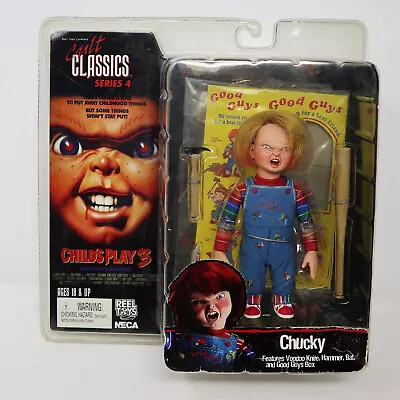 Buy 2006 Neca Reel Toys Cult Classic Series 4 Child's Play 3 Chucky Figure Moc Rare • 89.99£