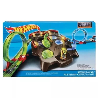 Buy Hot Wheels Rebound Raceway Playset With Vehicles New Loop Boys Toys Fun Game Set • 30.99£