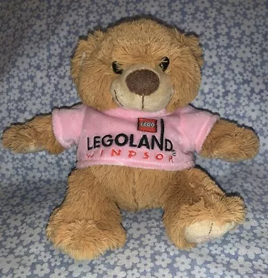 Buy Lego Legoland Windsor - Pink TShirt 8” Teddy Bear Soft Toy Plush. VGC.    #D3 • 5£