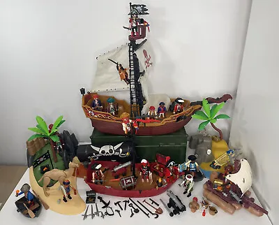 Buy Playmobil 6682 5298 5618 Pirate Ship With Islands And Pirates Bundle • 72.90£