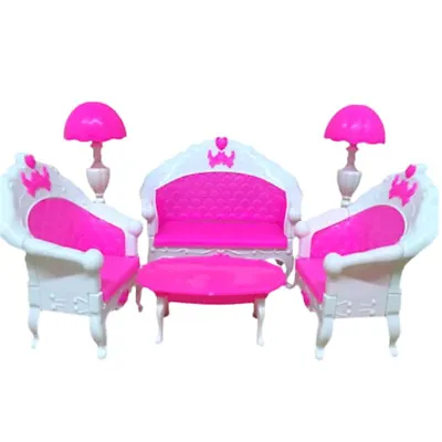 Buy Rocking Chair Sofa Accessories Plastic Furniture Sets For Doll House Decor^^i • 2.53£