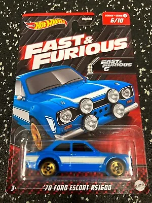 Buy FAST & FURIOUS70 FORD ESCORT RS1600  Hot Wheels 1:64 **COMBINE POSTAGE** • 4.95£