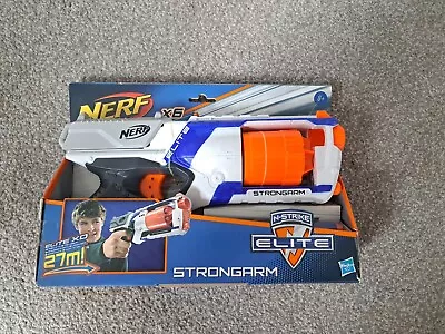 Buy Nerf Gun Nerf N-Strike Elite Strongarm With 6 Foam Nerf Darts - New And Boxed • 9.99£