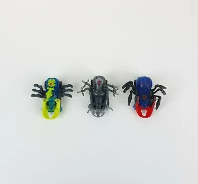Buy 3 X Marvel Spiderman Spider Wars Attack Battle Spiders Pullback Car Toy Lot 2013 • 8.99£