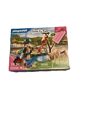 Buy Playmobil Family Fun Zoo Gift Set 70295 With Figures & Accessories Age 4+ • 10.95£