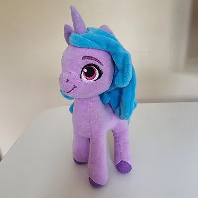 Buy My Little Pony 2021 Hasbro 9.5  Purple Blue Standing Unicorn Plush Soft Toy • 6£