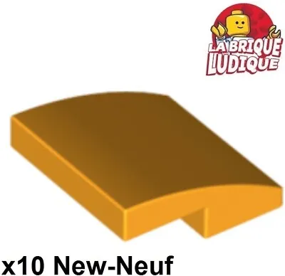Buy LEGO 10x Slope Curved Gradient Curve 2x2 Bright Light Orange Light 15068 New • 3.07£