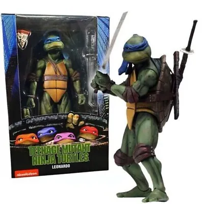Buy NECA TMNT Teenage Mutant Ninja Turtles 1990s Movie Action Figure Toys HOT • 17.79£