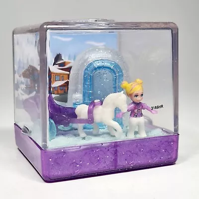 Buy ©2019 Mattel POLLY POCKET Mini SAND SECRETS Series 2 WINTER CARRIAGE Diorama • 8.09£