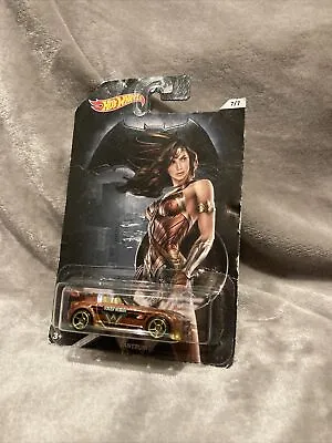 Buy Hot Wheels Car Wonder Woman Long Card Tantrum 2015 Bit Tired Packet • 1.75£