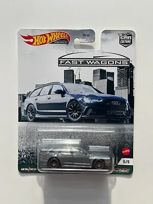 Buy Hot Wheels Premium '17 Audi RS6 Car Culture Fast Wagons - HARD TO FIND! • 35£