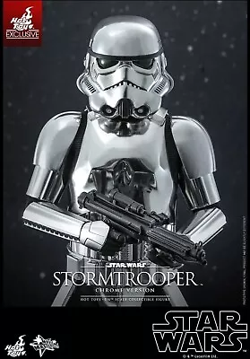 Buy Hot Toys Stormtrooper (Chrome) MMS615 1/6 Scale • 210£