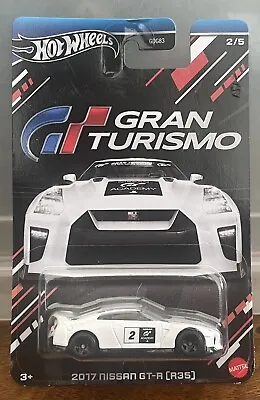 Buy Hot Wheels 2017 Nissan GT-R R35 White Gran Turismo New 2024 Die-cast • 13£