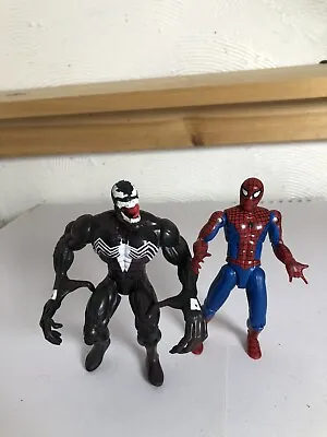 Buy The Amazing Spider-Man Action & Venom Figures Marvel 5  Scale Toybiz  • 12.99£