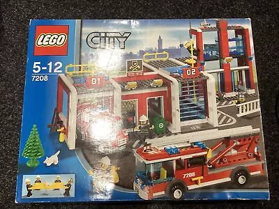 Buy Lego City Fire Station - Set 7208 - 100% Complete • 45£