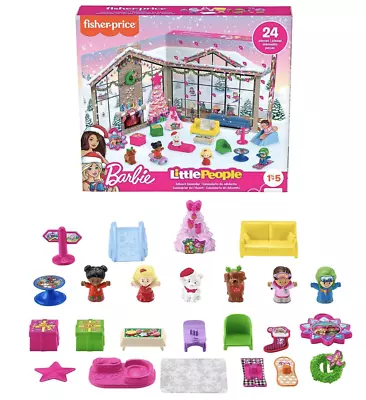 Buy Fisher-Price Little People Barbie Advent Calendar Playset Toy New With Box • 46.10£