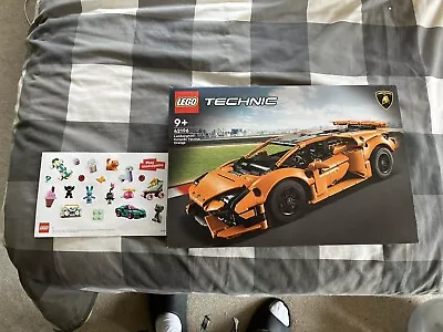 Buy LEGO TECHNIC: UNOPENED BRAND NEW Lamborghini Huracán Tecnica Orange (42196) • 40£