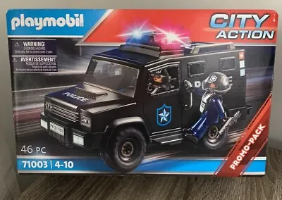 Buy Playmobil City Action Police Truck 71003 Brand New & Sealed • 29.99£