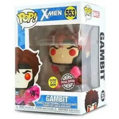 Buy Funko POP 553 Marvel X-Men Gambit Special Edition Vinyl Action Figure Kids Toy • 20.99£