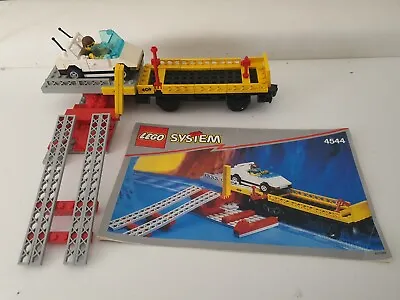 Buy LEGO 9V 12V 4544 Car Loading Ramp With Wagon +BAL Railway Car Ramp Wagon Train • 56.46£