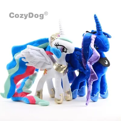 Buy 2 Pcs/ Set Horse Plush Toys Princess Celestia Princess Luna Nightmare Moon Dolls • 34.79£