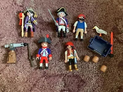 Buy Playmobil Pirates/ Soldiers - Figures /Accessories Bundle • 12£