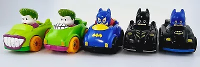 Buy Fisher Price Little People Wheelies DC Batman Bundle 5x Cars  • 14.99£
