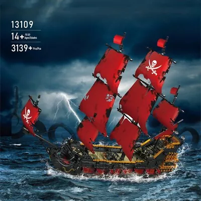 Buy 3139pcs Pirates Of The Caribbean The Queen Anne's Revenge Building Blocks • 110£