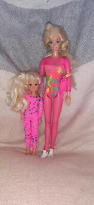 Buy 1993 Mattel Vintage Dolls Barbie & Stacie Gymnast Gymnast   • 20.61£