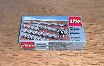 Buy Vintage 1980 Lego 12v Train 7854 Eight Straight Electric Rails Grey Sealed • 17.99£