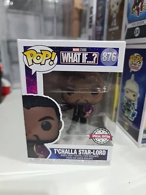 Buy Funko Pop Marvel What If..? T'Challa Star Lord #876 • 12£