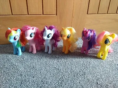 Buy BUNDLE COMPLETE SET My Little Pony Toy Dolls Figure Pinkie Pie Rainbow Dash Rare • 18.99£