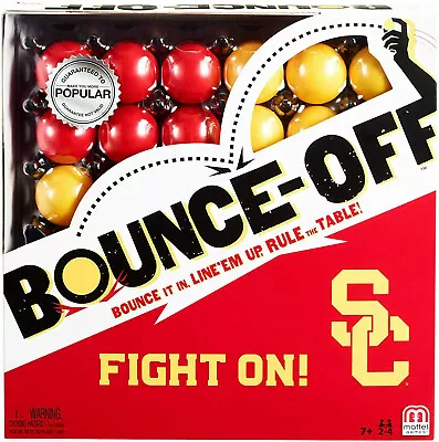 Buy Party Fun Game-Mattel Bounce-Off USC Edition Fight On!..for 2-4 Players Ages 7Y+ • 17.99£