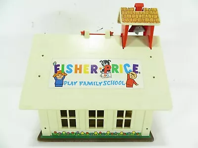 Buy Vintage - Fisher Price - Play Family School  - Play Set - Toy • 14.99£