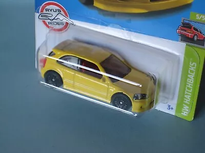 Buy Hot Wheels 1999 Honda Civic Type R Yellow Toy Model Car 65mm Long Japanese EK9 • 11.99£