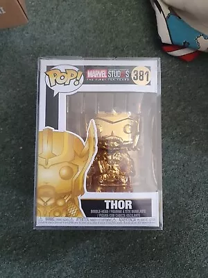 Buy Funko Pop Marvel The First Ten Years Gold Thor New In Box • 2.99£