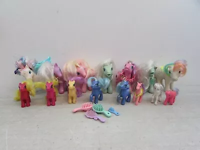 Buy Bundle Of  Vintage My Little Ponies With Accessories Including 1983 And 2000's • 25.60£