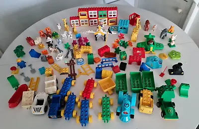 Buy Bundle LEGO DUPLO Bricks Blocks Safari Zoo Animals Figures Bus 2kg • 34.99£