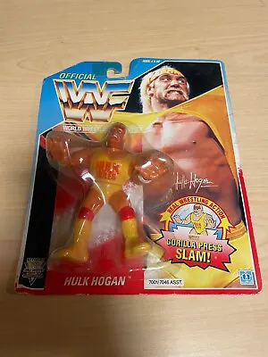 Buy WWF Wrestling Hasbro Action Figure Hulk Hogan On MOC (OB) • 303£