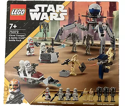 Buy Lego Star Wars Set 75372 Clones  Trooper Vs Droids Battle Pack. BINB • 19£